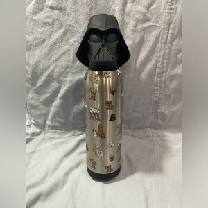 NEW Disney‎ Star Wars Galaxy's Edge Darth Vader Head 17oz Steel Water Bottle